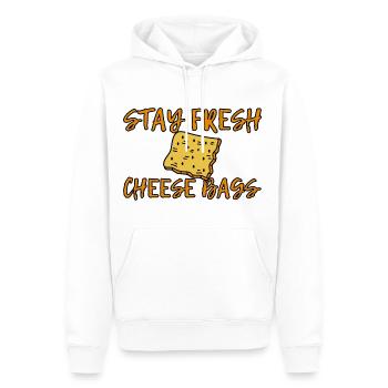 Stay Fresh Cheese Bags 14 - Männer Premium Bio Hoodie - Weiß - Vorne - Nico (187cm)