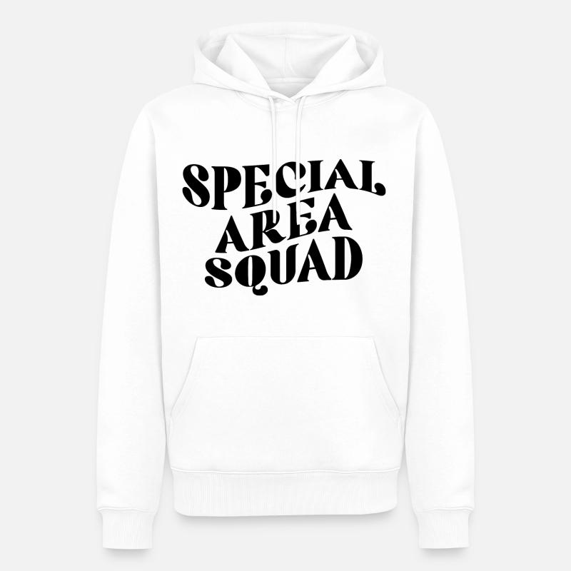 Escouade de zone spéciale 7 - Sweat à capuche Premium bio Homme - blanc