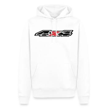 4x4 Offroad SUV - Männer Premium Bio Hoodie - Weiß - Vorne - Nico (187cm)
