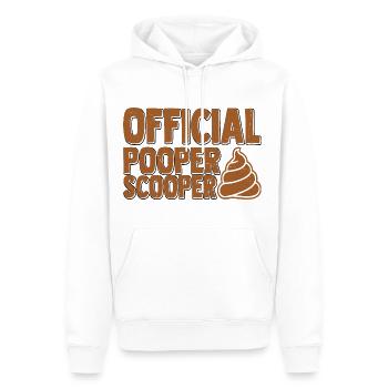 Official Pooper Scooper 27 - Männer Premium Bio Hoodie - Weiß - Vorne - Nico (187cm)