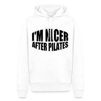 I'm Nicer After Pilates 4 - Männer Premium Bio Hoodie - Weiß - Vorne - Nico (187cm)