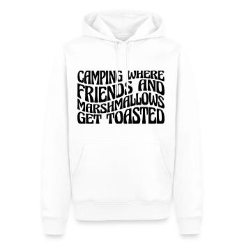 Camping Where Friends and Marshmallows Toast 4 - Männer Premium Bio Hoodie - Weiß - Vorne - Nico (187cm)