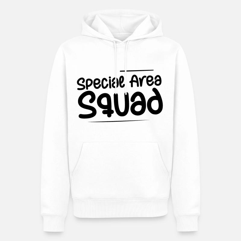 Escouade de zone spéciale 8 - Sweat à capuche Premium bio Homme - blanc