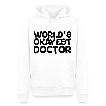Le médecin le plus correct du monde - Sweat à capuche Premium bio Homme - blanc - Devant - Nico (187cm)