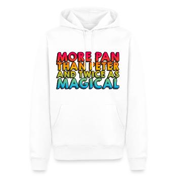More Pan Than Peter And Twice As Magical 3 - Männer Premium Bio Hoodie - Weiß - Vorne - Nico (187cm)