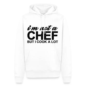 I'm Not A Chef But I Cook A Lot 3 - Männer Premium Bio Hoodie - Weiß - Vorne - Nico (187cm)
