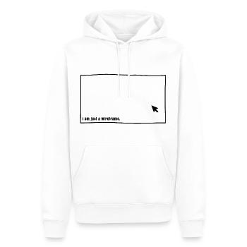 ux ui user experience wireframe website konzept - Männer Premium Bio Hoodie - Weiß - Vorne - Nico (187cm)