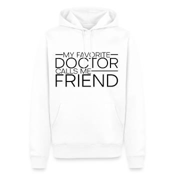 My Favorite Doctor Calls Me Friend 4 - Männer Premium Bio Hoodie - Weiß - Vorne - Nico (187cm)