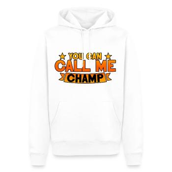 You Can Call Me Champ 2 - Männer Premium Bio Hoodie - Weiß - Vorne - Nico (187cm)