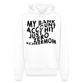 My Bank Account Just Hit Zero 2 - Männer Premium Bio Hoodie - Weiß - Vorne - Nico (187cm)