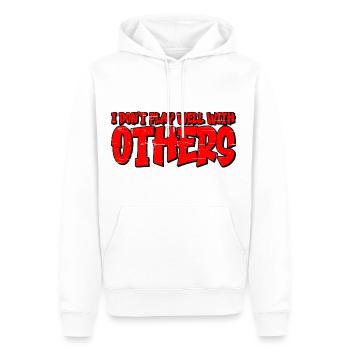 I Don't Play Well With Others 15 - Männer Premium Bio Hoodie - Weiß - Vorne - Nico (187cm)