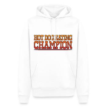 Hot Dog Eating Champion 7 - Männer Premium Bio Hoodie - Weiß - Vorne - Nico (187cm)
