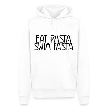Eat Pasta Swim Fasta 4 - Männer Premium Bio Hoodie - Weiß - Vorne - Nico (187cm)