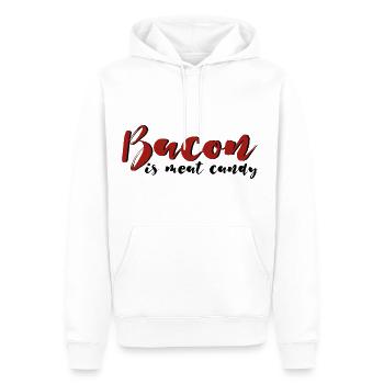 Bacon Is Meat Candy 4 - Männer Premium Bio Hoodie - Weiß - Vorne - Nico (187cm)
