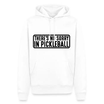 There's No Sorry In Pickleball 15 - Männer Premium Bio Hoodie - Weiß - Vorne - Nico (187cm)