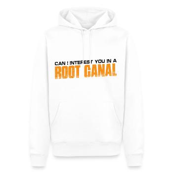 Can I Interest You In A Root Canal 4 - Männer Premium Bio Hoodie - Weiß - Vorne - Nico (187cm)