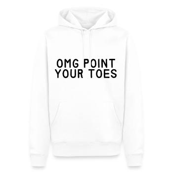 Omg Point Your Toes 6 - Männer Premium Bio Hoodie - Weiß - Vorne - Nico (187cm)