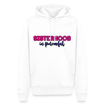 Sisterhood is Powerful 11 - Männer Premium Bio Hoodie - Weiß - Vorne - Nico (187cm)