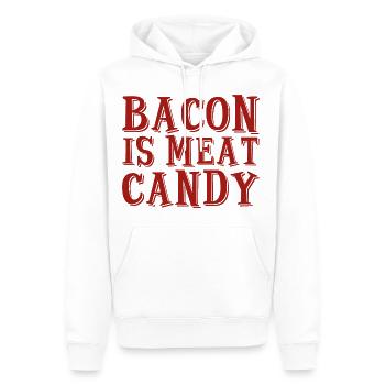 Bacon Is Meat Candy 2 - Männer Premium Bio Hoodie - Weiß - Vorne - Nico (187cm)