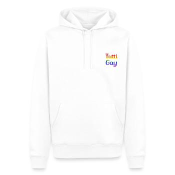 tutti gay rainbow - Männer Premium Bio Hoodie - Weiß - Vorne - Nico (187cm)