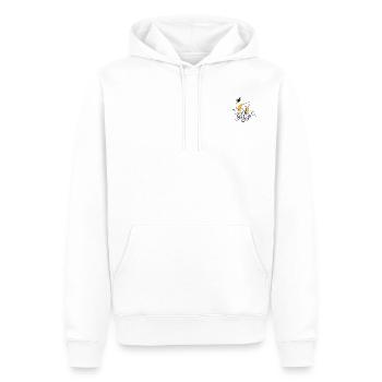 Squid hails fun best seller cadeau - Sweat à capuche Premium bio Homme - blanc - Devant - Nico (187cm)