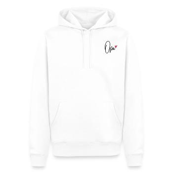 Opa - Männer Premium Bio Hoodie - Weiß - Vorne - Nico (187cm)