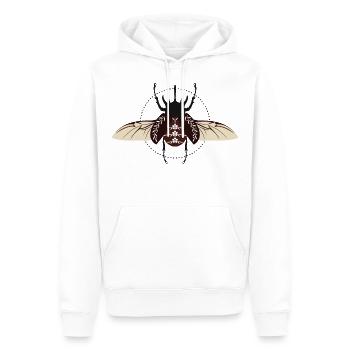 Atlaskäfer - Männer Premium Bio Hoodie - Weiß - Vorne - Nico (187cm)