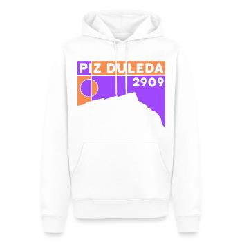 Piz Duleda Dolomites Randonnée Randonnée Souvenirs - Sweat à capuche Premium bio Homme - blanc - Devant - Nico (187cm)