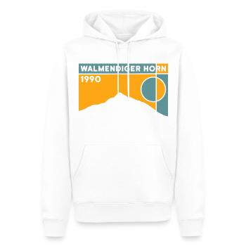 Walmendinger Horn Hiking Ridge Hike Finisher - Men’s Premium Organic Hoodie - white - Front - Nico (187cm)