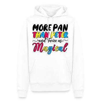 More Pan Than Peter And Twice As Magical 2 - Männer Premium Bio Hoodie - Weiß - Vorne - Nico (187cm)