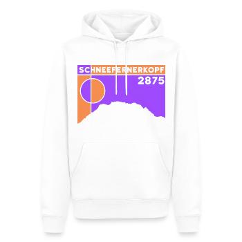 Schneefernerkopf Souvenir souvenir cadeau - Sweat à capuche Premium bio Homme - blanc - Devant - Nico (187cm)
