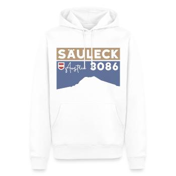 Säuleck, Hohe Tauern, randonnée à ski, tour en montagne, via ferrata - Sweat à capuche Premium bio Homme - blanc - Devant - Nico (187cm)