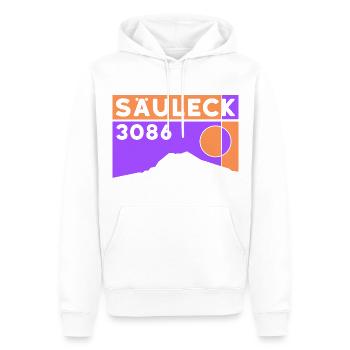 Säuleck Hohe Tauern Skitour Bergtour Klettersteig - Männer Premium Bio Hoodie - Weiß - Vorne - Nico (187cm)