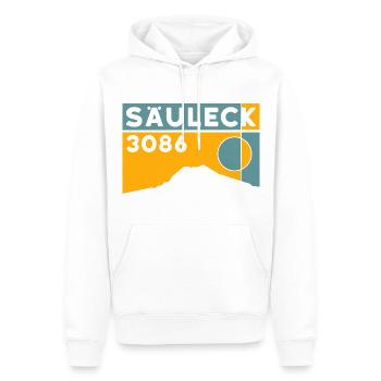 Säuleck Hohe Tauern Skitour Bergtour Klettersteig - Männer Premium Bio Hoodie - Weiß - Vorne - Nico (187cm)