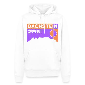 Hoher Dachstein Berge Gletscher Höhe Wanderung - Männer Premium Bio Hoodie - Weiß - Vorne - Nico (187cm)