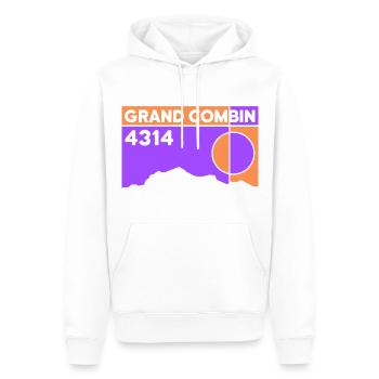 Grand Combin Wallis Wanderung Überschreitung mtb - Männer Premium Bio Hoodie - Weiß - Vorne - Nico (187cm)