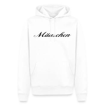 Mäuschen - Sweat à capuche Premium bio Homme - blanc - Devant - Nico (187cm)