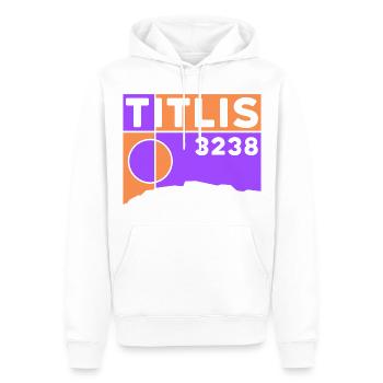 Titlis Besteigung Berg Wandern Wanderung Engelberg - Männer Premium Bio Hoodie - Weiß - Vorne - Nico (187cm)