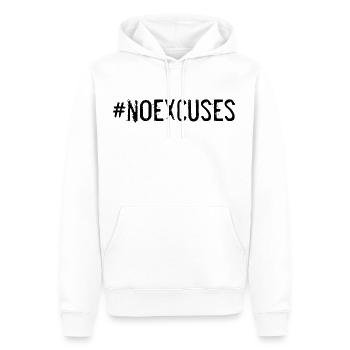 Fitness Abnehmen Motivation - Männer Premium Bio Hoodie - Weiß - Vorne - Nico (187cm)