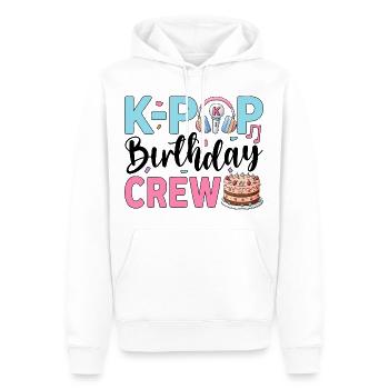 Équipe d’anniversaire K-Pop - Sweat à capuche Premium bio Homme - blanc - Devant - Nico (187cm)