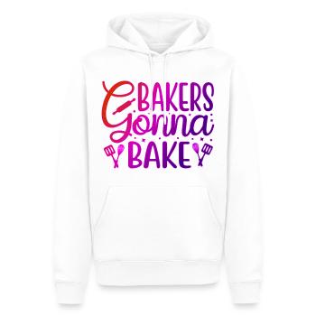 Bakers gonna bake xmas Weihnachten backen Cookies - Männer Premium Bio Hoodie - Weiß - Vorne - Nico (187cm)