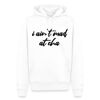 i ain't mad at cha - Männer Premium Bio Hoodie - Weiß - Vorne - Nico (187cm)