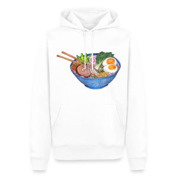 Ramen Nudeln Suppe Pho asiatisches Essen Japan - Männer Premium Bio Hoodie - Weiß - Vorne - Nico (187cm)