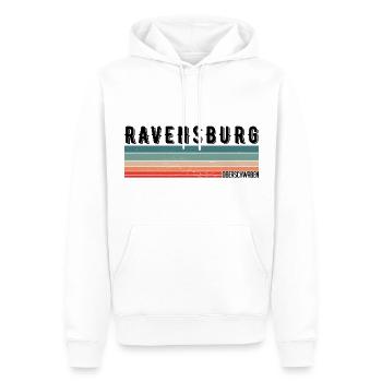 Ravensburg Ravensburger Upper Swabia Retro Vintage - Men’s Premium Organic Hoodie - white - Front - Nico (187cm)