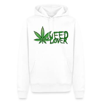 Unkraut-Liebhaber - Männer Premium Bio Hoodie - Weiß - Vorne - Nico (187cm)