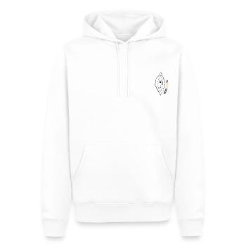 La Buena Vulva 02 - Männer Premium Bio Hoodie - Weiß - Vorne - Nico (187cm)