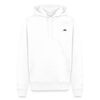 Oldtimer - Männer Premium Bio Hoodie - Weiß - Vorne - Nico (187cm)