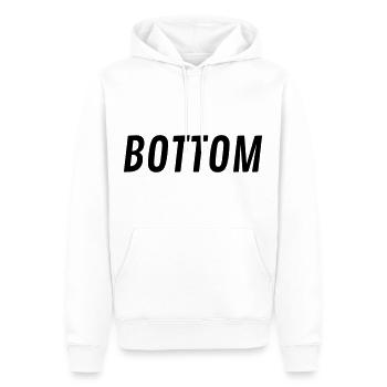 Bottom Geschenke - Männer Premium Bio Hoodie - Weiß - Vorne - Nico (187cm)