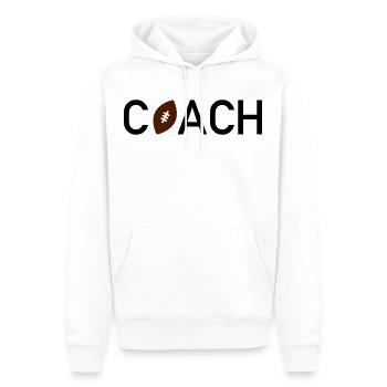 Coach (Football) - Männer Premium Bio Hoodie - Weiß - Vorne - Nico (187cm)