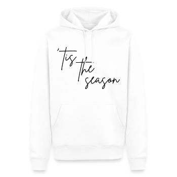 'Tis the season - Männer Premium Bio Hoodie - Weiß - Vorne - Nico (187cm)